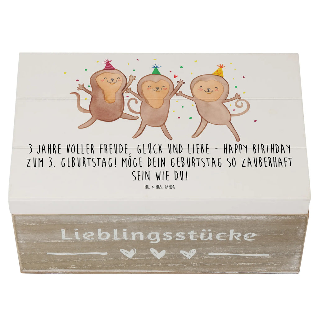 Holzkiste 3. Geburtstag Freude Erinnerungsbox, Schatzkiste, Truhe, Schatulle, Holzkiste, Aufbewahrungsbox, XXL, Geschenkbox, Dekokiste, Geschenkdose, Kiste, Erinnerungskiste, Geburtstag, Geburtstagsgeschenk, Geschenk