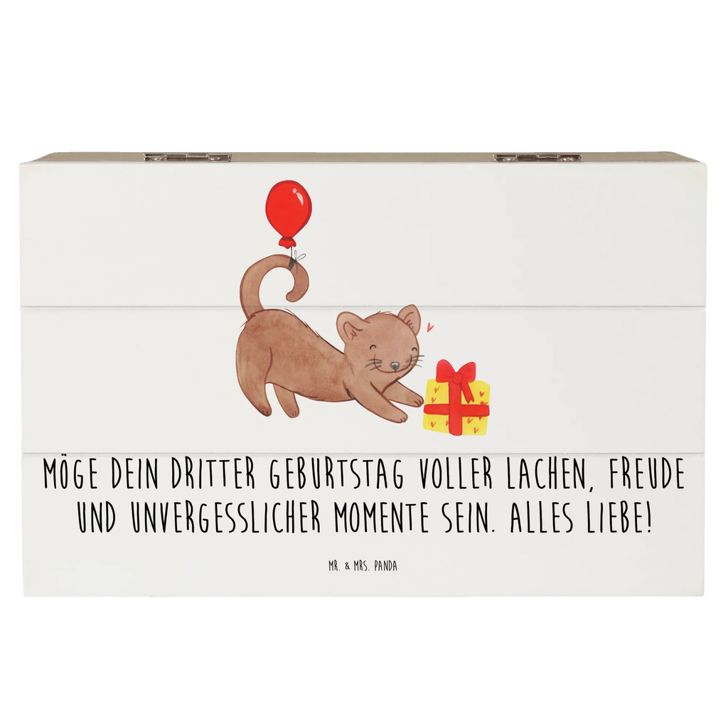 Holzkiste 3. Geburtstag Glück Geschenkbox, Schatulle, Erinnerungsbox, Schatzkiste, Geschenkdose, Holzkiste, Kiste, Dekokiste, Erinnerungskiste, XXL, Truhe, Aufbewahrungsbox, Geburtstag, Geburtstagsgeschenk, Geschenk
