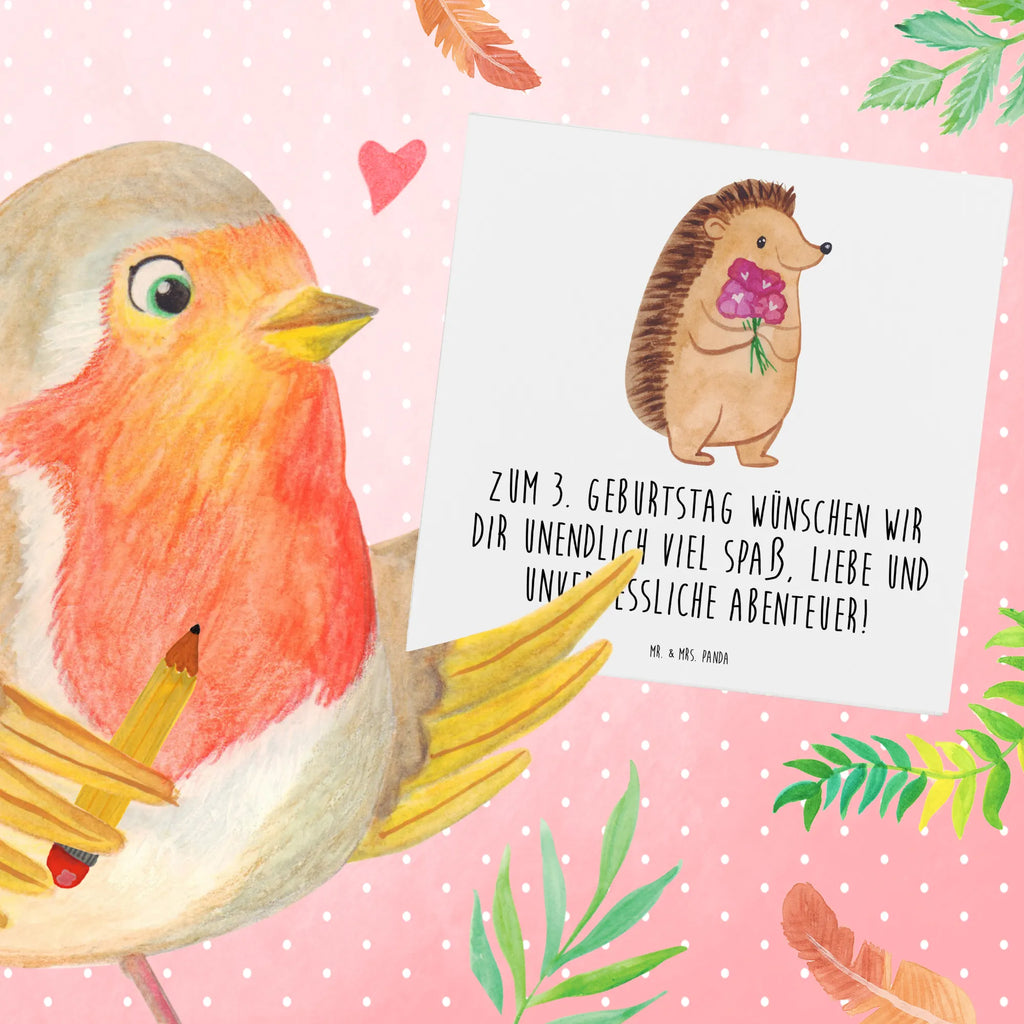 Deluxe Karte 3. Geburtstag Glückwunschkarte, Klappkarte, Einladungskarte, Hochzeitskarte, Karte, Hochwertige Klappkarte, Grußkarte, Geburtstagskarte, Hochwertige Grußkarte, Geburtstag, Geburtstagsgeschenk, Geschenk