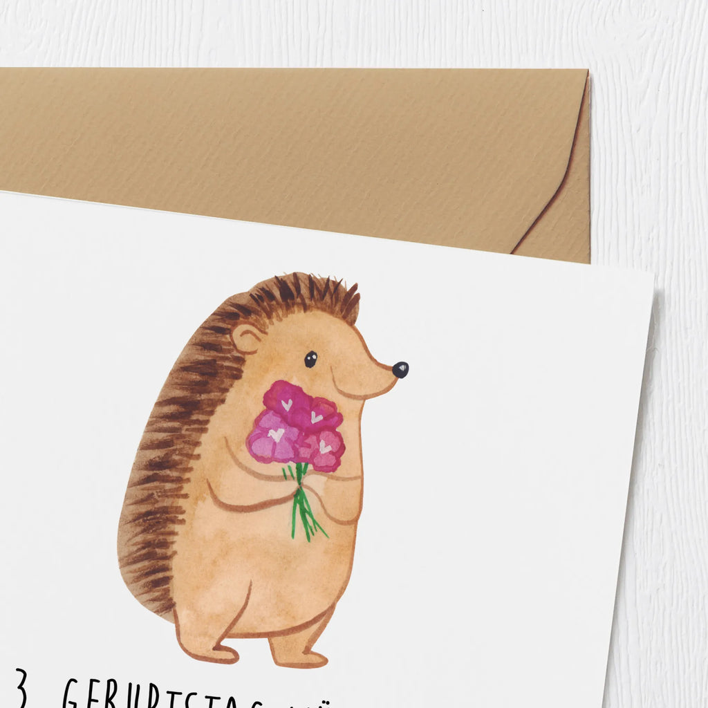 Deluxe Karte 3. Geburtstag Glückwunschkarte, Klappkarte, Einladungskarte, Hochzeitskarte, Karte, Hochwertige Klappkarte, Grußkarte, Geburtstagskarte, Hochwertige Grußkarte, Geburtstag, Geburtstagsgeschenk, Geschenk