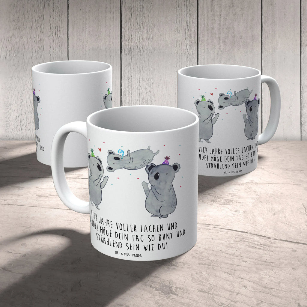 Tasse 4. Geburtstag Freude Bürotasse, Tasse mit Zitaten, Tasse, Geschenktasse, Porzellantasse, Teetasse, Kaffeetasse, Keramiktasse, Tasse mit Motiven, Geburtstag, Geburtstagsgeschenk, Geschenk