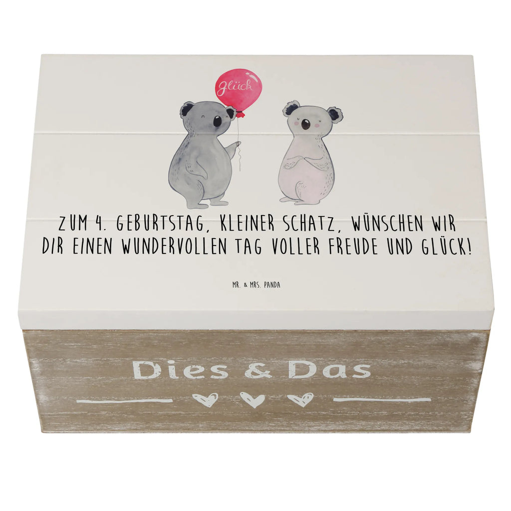 Holzkiste 4. Geburtstag Kiste, Schatulle, Dekokiste, Holzkiste, Erinnerungskiste, Erinnerungsbox, Aufbewahrungsbox, XXL, Schatzkiste, Truhe, Geschenkbox, Geschenkdose, Geburtstag, Geburtstagsgeschenk, Geschenk