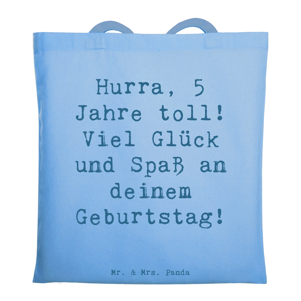 Tragetasche Spruch 5. Geburtstag Jubel Badetasche, Laptoptasche, Jutebeutel, Beuteltasche, Beutel, Tasche, Umhängetasche, Stofftasche, Schultertasche, Shopper, Einkaufstasche, Tragetasche, Strandtasche, Jutetasche, Einkaufstüte, Stoffbeutel, Geburtstag, Geburtstagsgeschenk, Geschenk