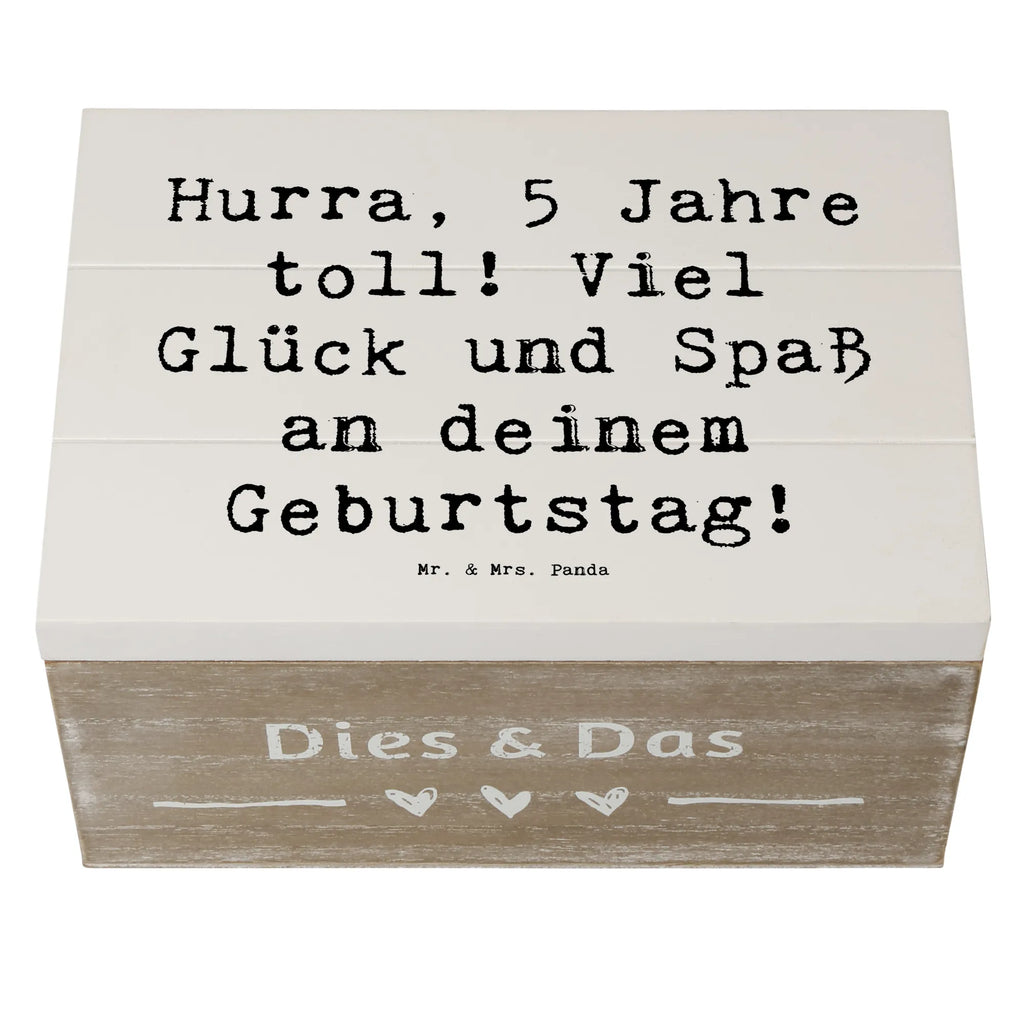 Holzkiste Spruch 5. Geburtstag Jubel Kiste, Erinnerungskiste, Truhe, Geschenkbox, Aufbewahrungsbox, Geschenkdose, Erinnerungsbox, Holzkiste, Schatulle, XXL, Schatzkiste, Dekokiste, Geburtstag, Geburtstagsgeschenk, Geschenk