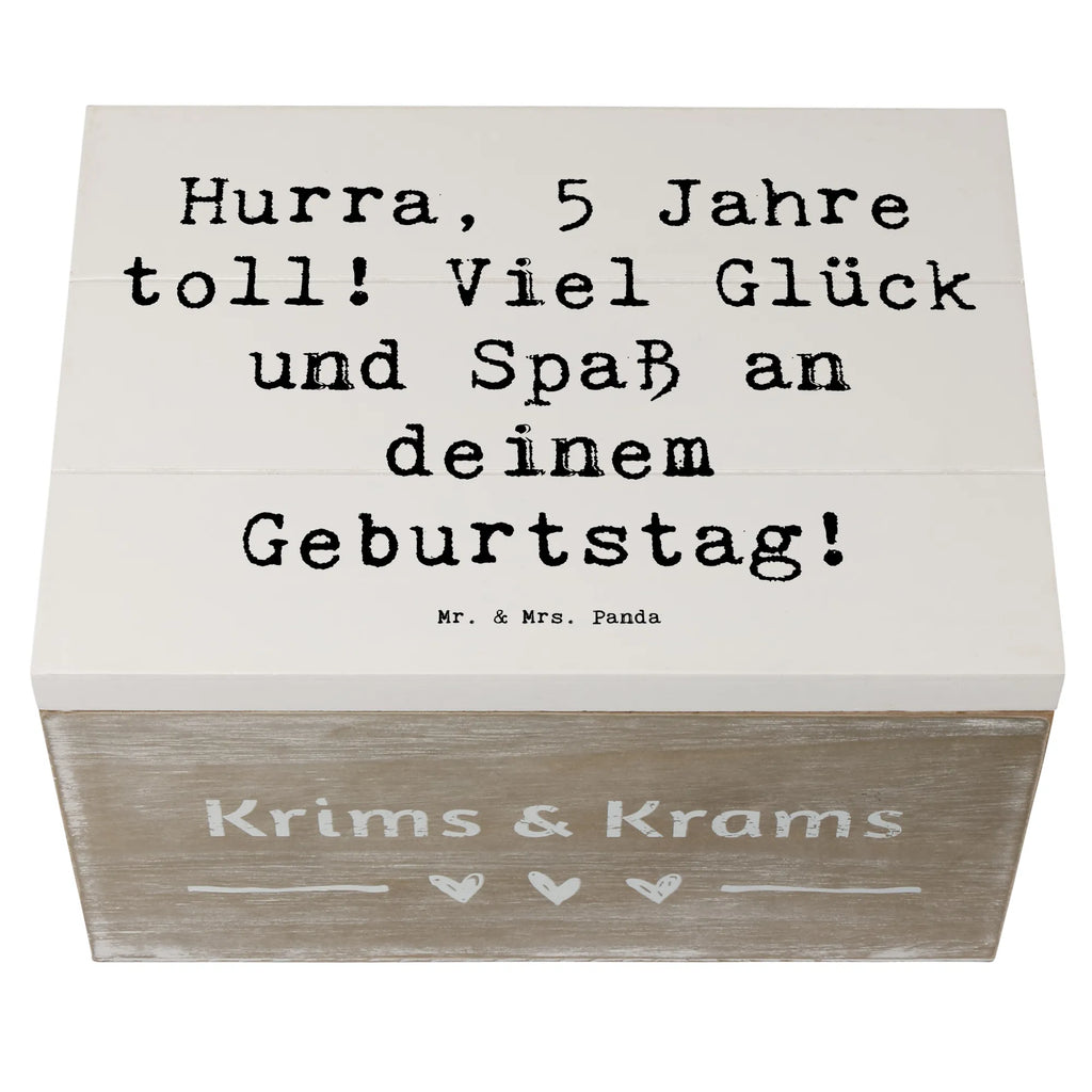 Holzkiste Spruch 5. Geburtstag Jubel Kiste, Erinnerungskiste, Truhe, Geschenkbox, Aufbewahrungsbox, Geschenkdose, Erinnerungsbox, Holzkiste, Schatulle, XXL, Schatzkiste, Dekokiste, Geburtstag, Geburtstagsgeschenk, Geschenk