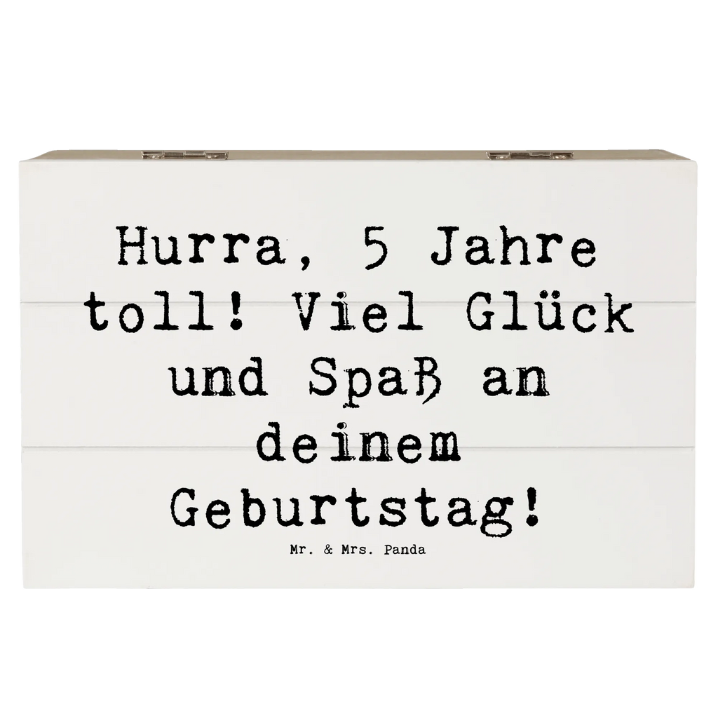 Holzkiste Spruch 5. Geburtstag Jubel Kiste, Erinnerungskiste, Truhe, Geschenkbox, Aufbewahrungsbox, Geschenkdose, Erinnerungsbox, Holzkiste, Schatulle, XXL, Schatzkiste, Dekokiste, Geburtstag, Geburtstagsgeschenk, Geschenk