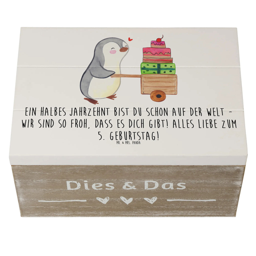 Holzkiste 5. Geburtstag Freude Erinnerungskiste, Aufbewahrungsbox, Holzkiste, Erinnerungsbox, Dekokiste, XXL, Kiste, Geschenkbox, Schatulle, Schatzkiste, Truhe, Geschenkdose, Geburtstag, Geburtstagsgeschenk, Geschenk