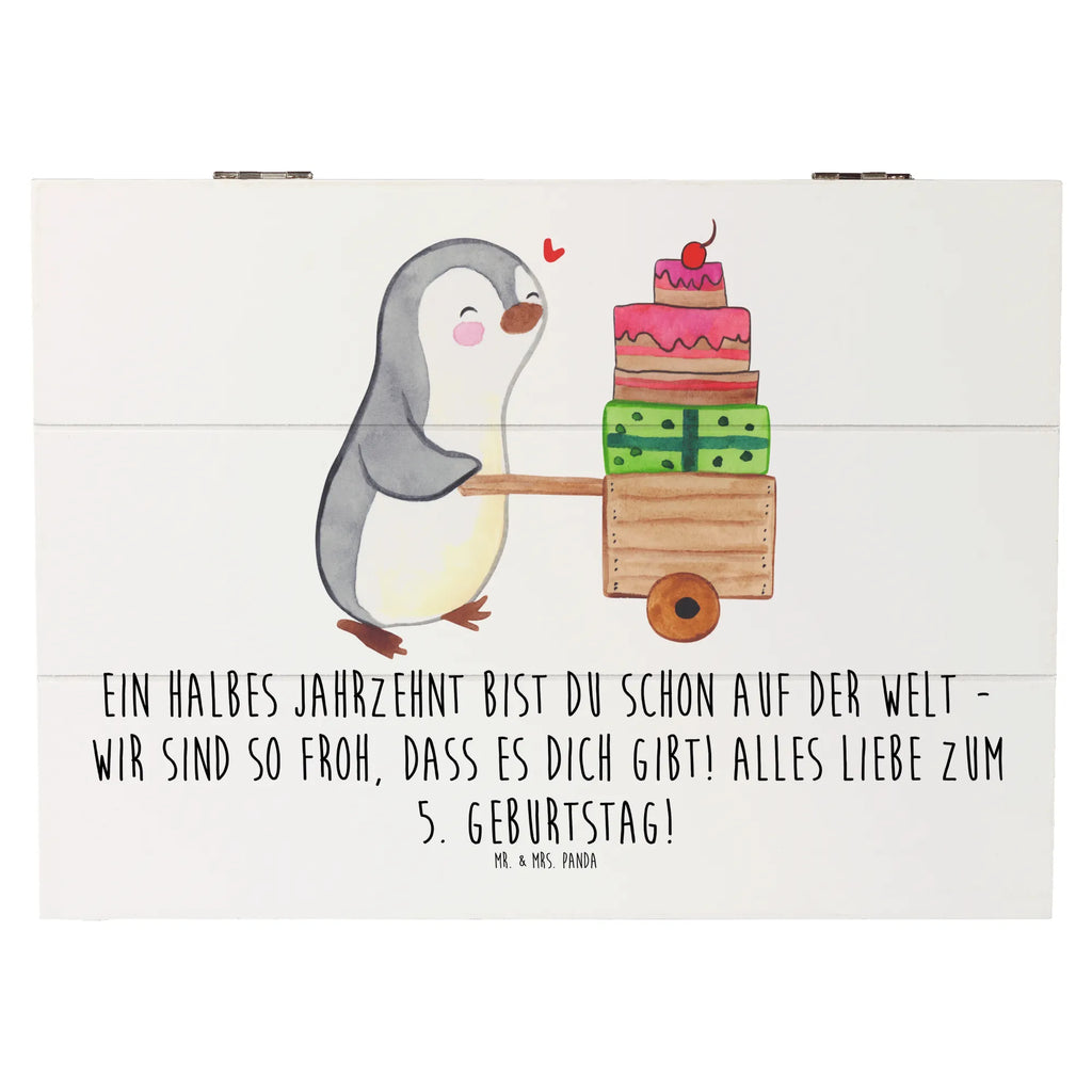 Holzkiste 5. Geburtstag Freude Erinnerungskiste, Aufbewahrungsbox, Holzkiste, Erinnerungsbox, Dekokiste, XXL, Kiste, Geschenkbox, Schatulle, Schatzkiste, Truhe, Geschenkdose, Geburtstag, Geburtstagsgeschenk, Geschenk