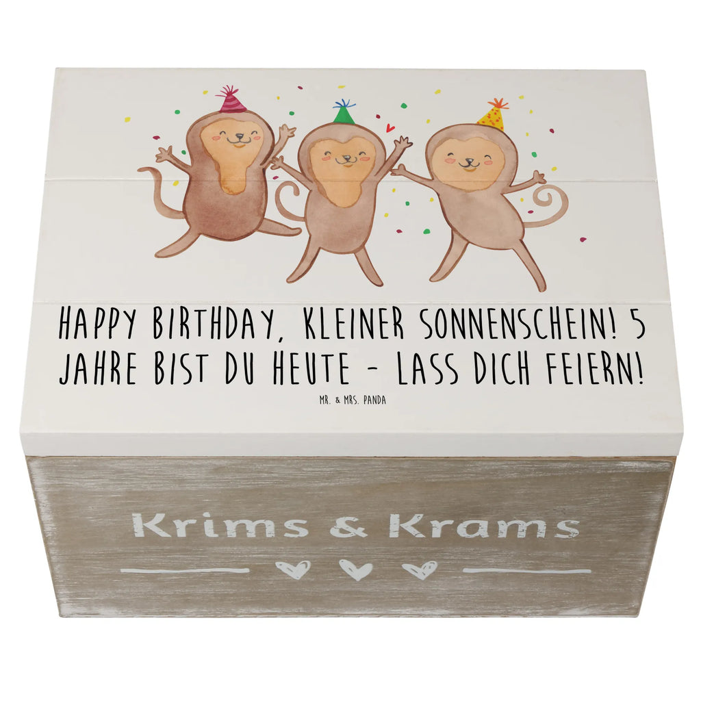 Holzkiste 5. Geburtstag Sonnenschein XXL, Geschenkbox, Truhe, Schatulle, Kiste, Schatzkiste, Holzkiste, Dekokiste, Geschenkdose, Aufbewahrungsbox, Erinnerungskiste, Erinnerungsbox, Geburtstag, Geburtstagsgeschenk, Geschenk