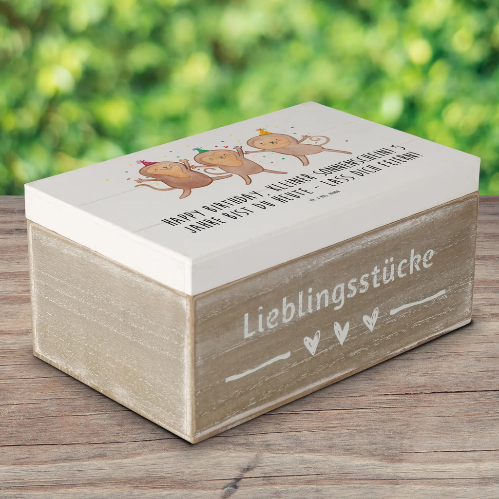 Holzkiste 5. Geburtstag Sonnenschein XXL, Geschenkbox, Truhe, Schatulle, Kiste, Schatzkiste, Holzkiste, Dekokiste, Geschenkdose, Aufbewahrungsbox, Erinnerungskiste, Erinnerungsbox, Geburtstag, Geburtstagsgeschenk, Geschenk