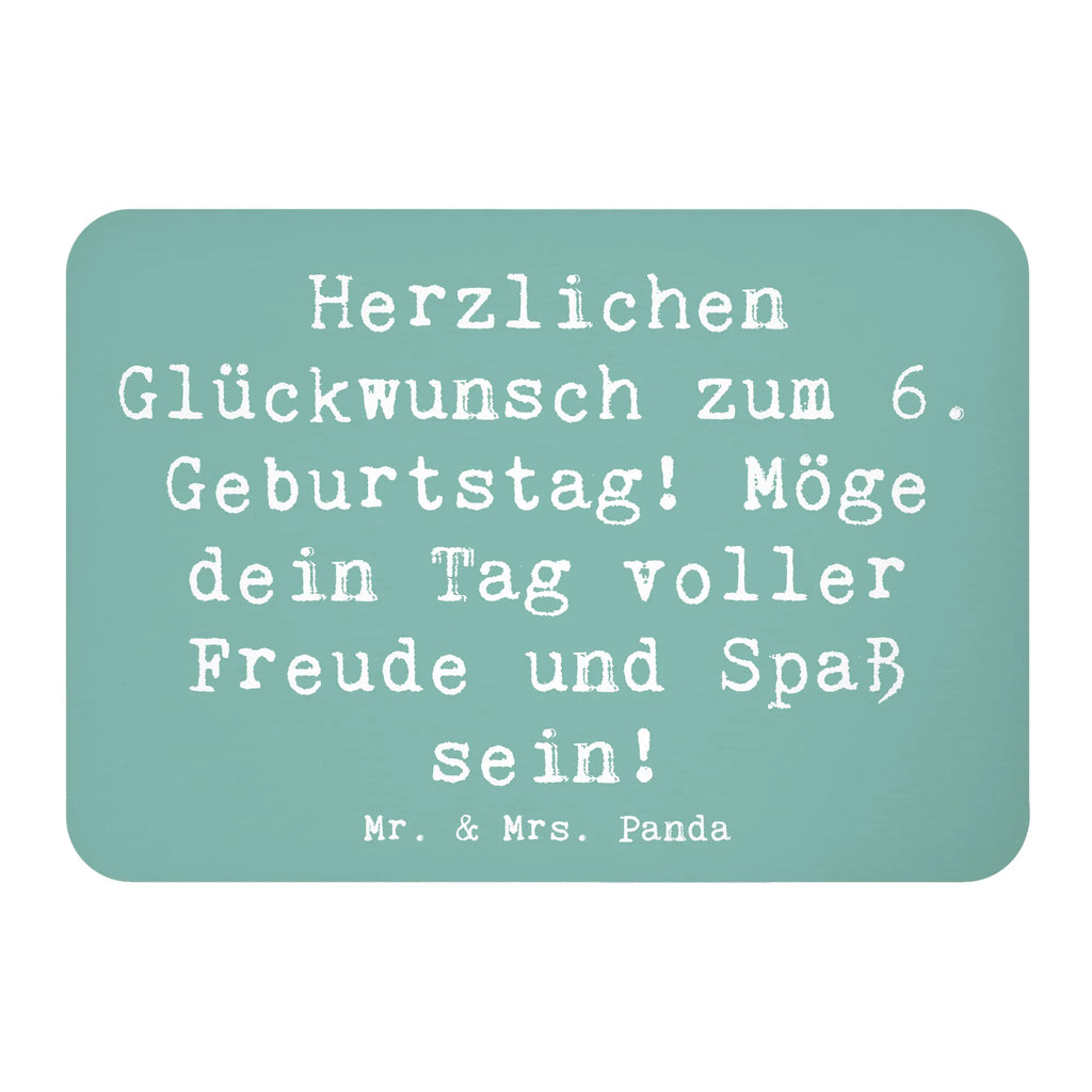 Magnet Spruch 6. Geburtstag Freude Pinnwandmagnet, Motivmagnete, Kühlschrankmagnet, Dekomagnet, Notiz Magnet, Kühlschrank Dekoration, Whiteboard Magnet, Souvenir Magnet, Geburtstag, Geburtstagsgeschenk, Geschenk