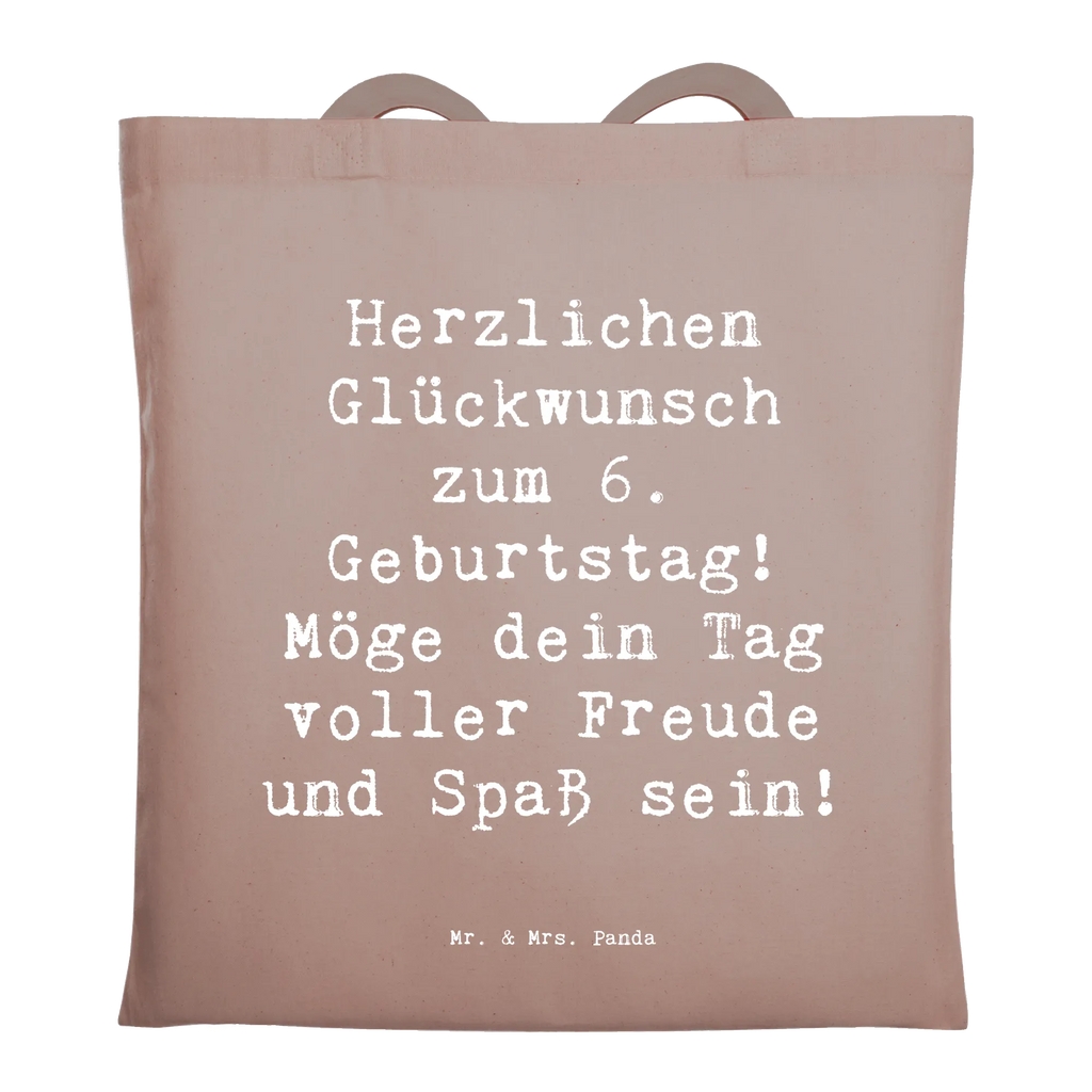 Tragetasche Spruch 6. Geburtstag Freude Badetasche, Tragetasche, Beutel, Tasche, Einkaufstüte, Umhängetasche, Schultertasche, Einkaufstasche, Jutebeutel, Beuteltasche, Jutetasche, Strandtasche, Stoffbeutel, Stofftasche, Shopper, Laptoptasche, Geburtstag, Geburtstagsgeschenk, Geschenk