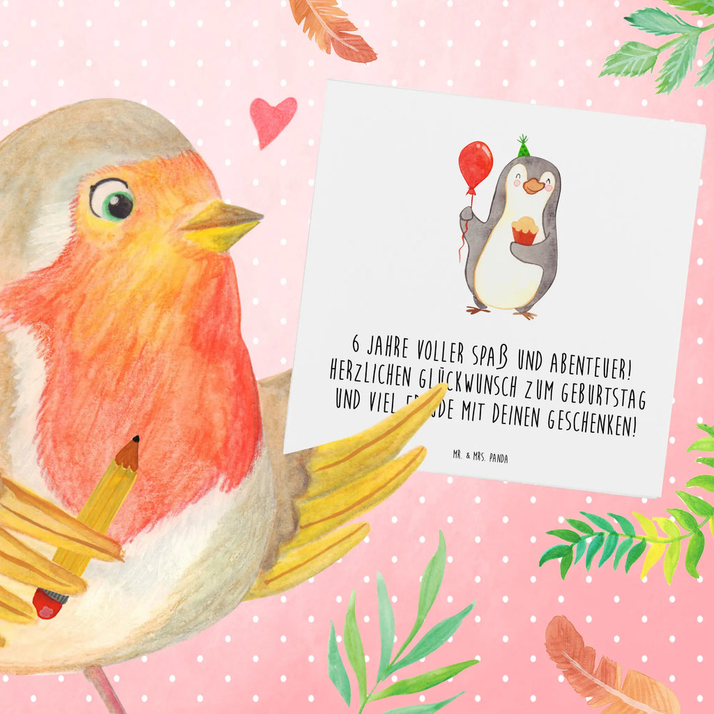 Deluxe Card 6 Jahre voller Spaß und Abenteuer! Herzlichen Glückwunsch zum Geburtstag und viel Freude mit deinen Geschenken! Grußkarte, Klappkarte, Einladungskarte, Karte, Glückwunschkarte, Geburtstagskarte, Hochwertige Klappkarte, Hochwertige Grußkarte, Hochzeitskarte, Geburtstag, Geburtstagsgeschenk, Geschenk