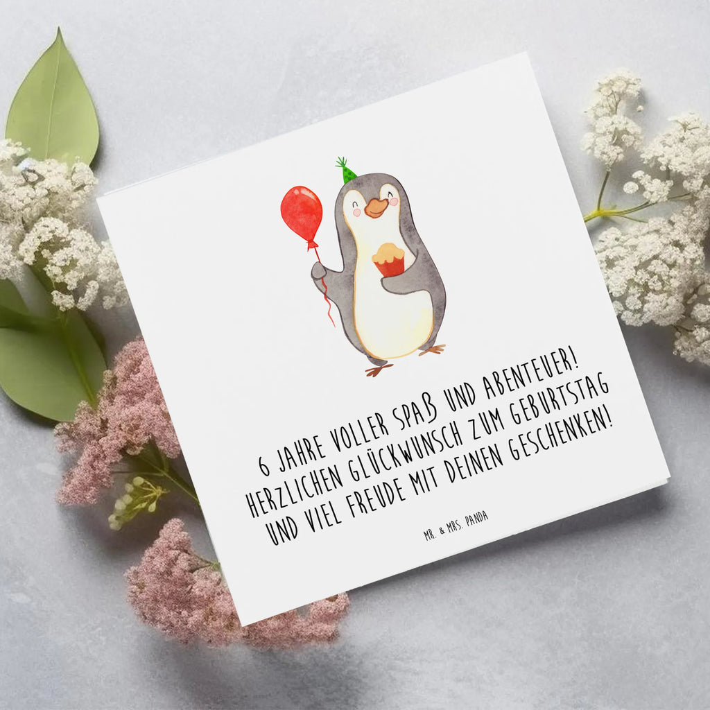 Deluxe Card 6 Jahre voller Spaß und Abenteuer! Herzlichen Glückwunsch zum Geburtstag und viel Freude mit deinen Geschenken! Grußkarte, Klappkarte, Einladungskarte, Karte, Glückwunschkarte, Geburtstagskarte, Hochwertige Klappkarte, Hochwertige Grußkarte, Hochzeitskarte, Geburtstag, Geburtstagsgeschenk, Geschenk