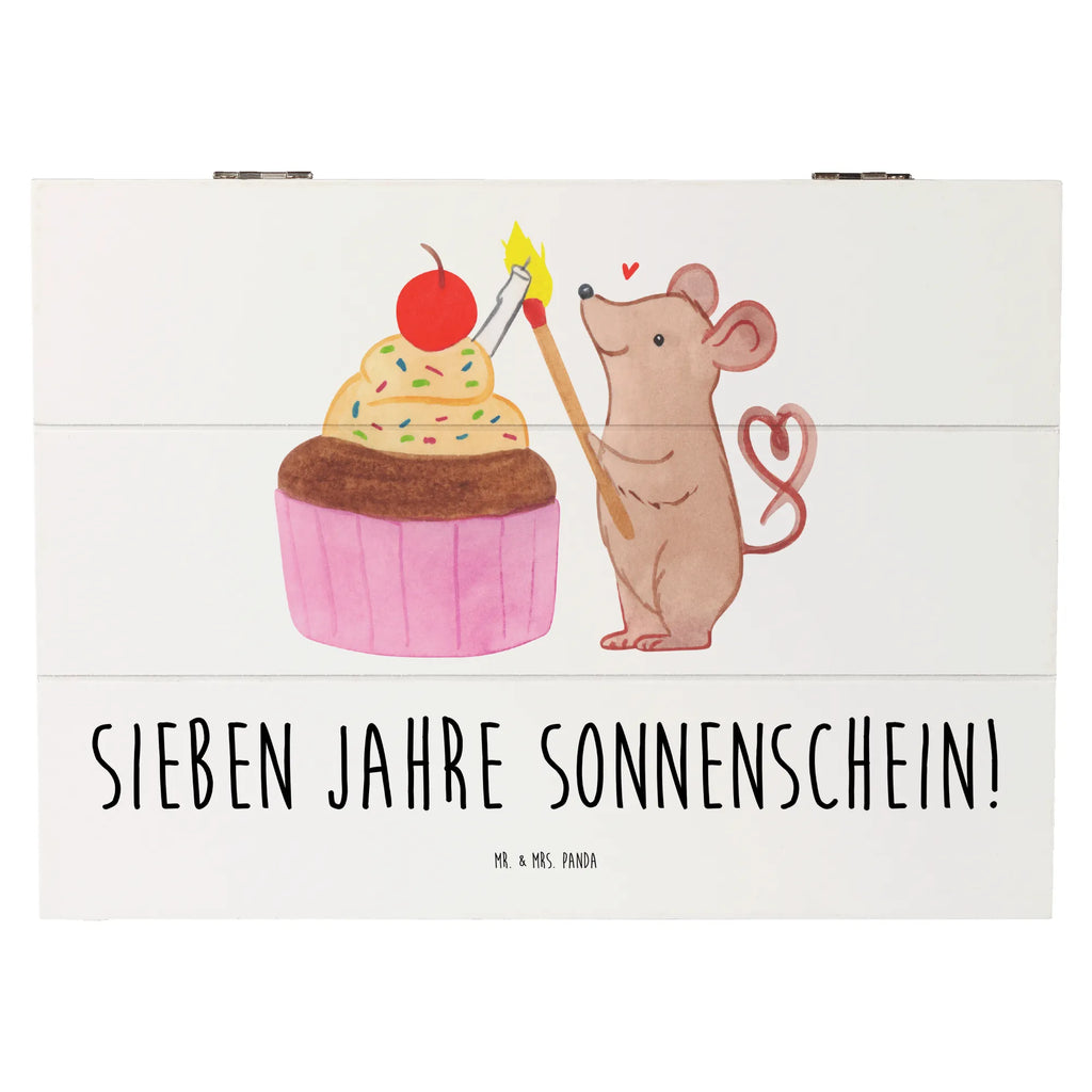 Wooden chest Sieben Jahre Sonnenschein! Erinnerungskiste, Truhe, Aufbewahrungsbox, Geschenkbox, XXL, Kiste, Erinnerungsbox, Schatulle, Schatzkiste, Dekokiste, Geschenkdose, Holzkiste, Geburtstag, Geburtstagsgeschenk, Geschenk