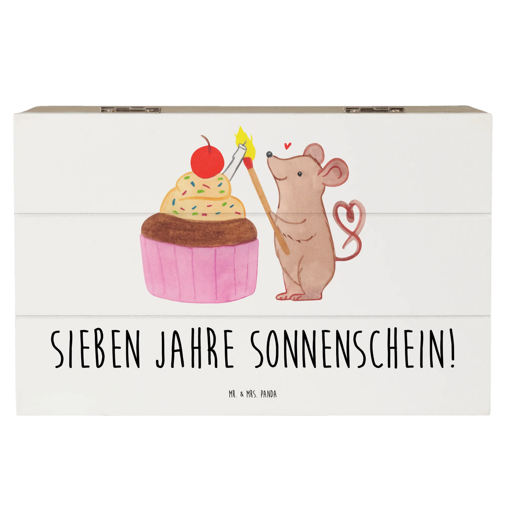 Wooden chest Sieben Jahre Sonnenschein! Erinnerungskiste, Truhe, Aufbewahrungsbox, Geschenkbox, XXL, Kiste, Erinnerungsbox, Schatulle, Schatzkiste, Dekokiste, Geschenkdose, Holzkiste, Geburtstag, Geburtstagsgeschenk, Geschenk