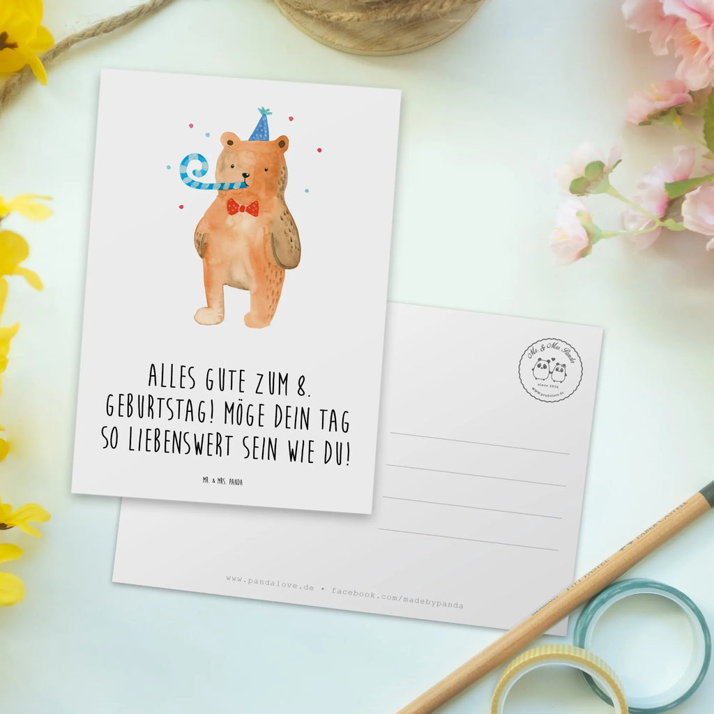 Postcard Alles Gute zum 8. Geburtstag! Möge dein Tag so liebenswert sein wie du! Ansichtskarten, Karte, Einladung Geburtstag, Geburtstagskarte, Grußkarte, Postkarte, Einladungskarten Geburtstag, Geschenkkarte, Dankeskarte, Ansichtskarte, Einladung, Einladungskarte, Geburtstag, Geburtstagsgeschenk, Geschenk