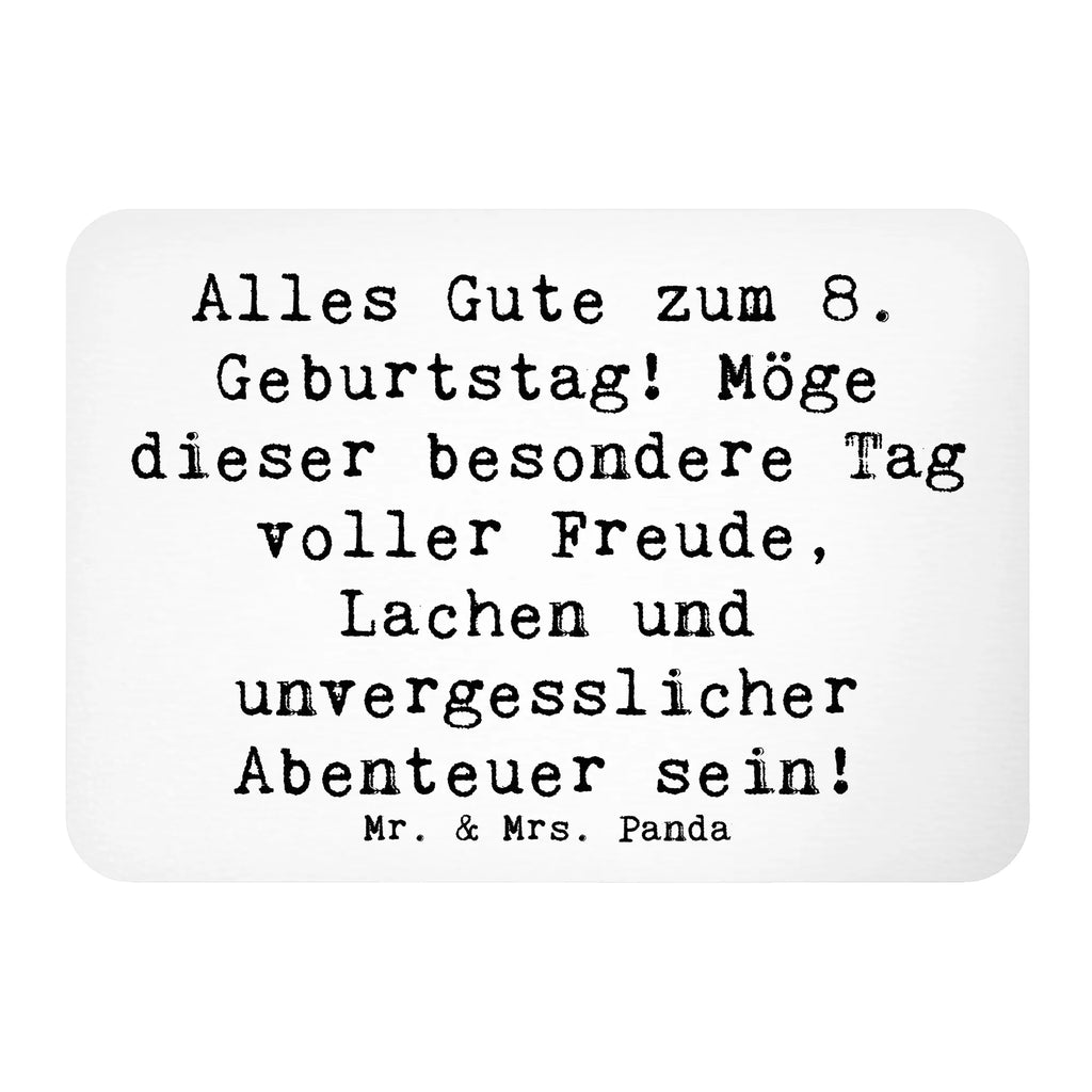 Magnet Saying Alles Gute zum 8. Geburtstag! Möge dieser besondere Tag voller Freude, Lachen und unvergesslicher Abenteuer sein! Kühlschrank Dekoration, Whiteboard Magnet, Pinnwandmagnet, Notiz Magnet, Motivmagnete, Souvenir Magnet, Kühlschrankmagnet, Dekomagnet, Geburtstag, Geburtstagsgeschenk, Geschenk
