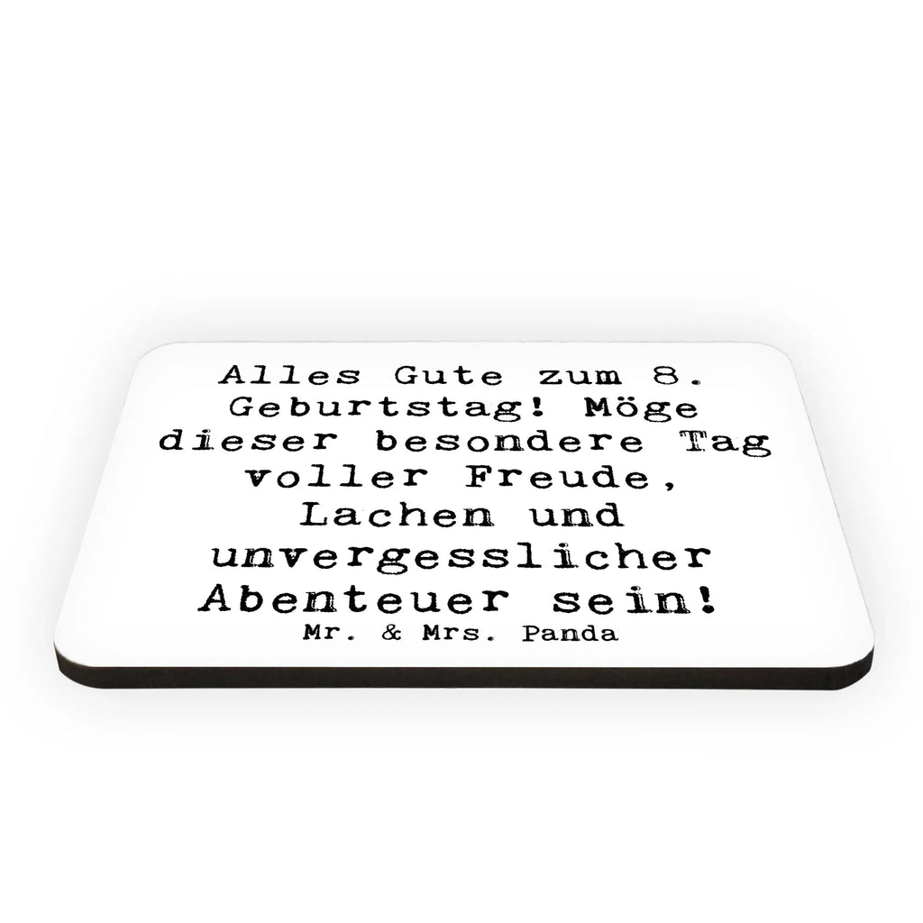 Magnet Saying Alles Gute zum 8. Geburtstag! Möge dieser besondere Tag voller Freude, Lachen und unvergesslicher Abenteuer sein! Kühlschrank Dekoration, Whiteboard Magnet, Pinnwandmagnet, Notiz Magnet, Motivmagnete, Souvenir Magnet, Kühlschrankmagnet, Dekomagnet, Geburtstag, Geburtstagsgeschenk, Geschenk