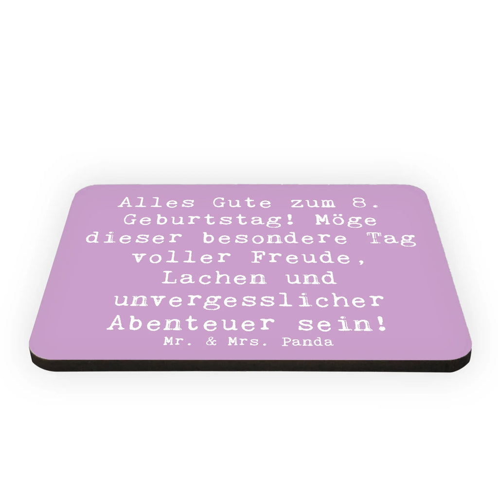 Magnet Saying Alles Gute zum 8. Geburtstag! Möge dieser besondere Tag voller Freude, Lachen und unvergesslicher Abenteuer sein! Kühlschrank Dekoration, Whiteboard Magnet, Pinnwandmagnet, Notiz Magnet, Motivmagnete, Souvenir Magnet, Kühlschrankmagnet, Dekomagnet, Geburtstag, Geburtstagsgeschenk, Geschenk