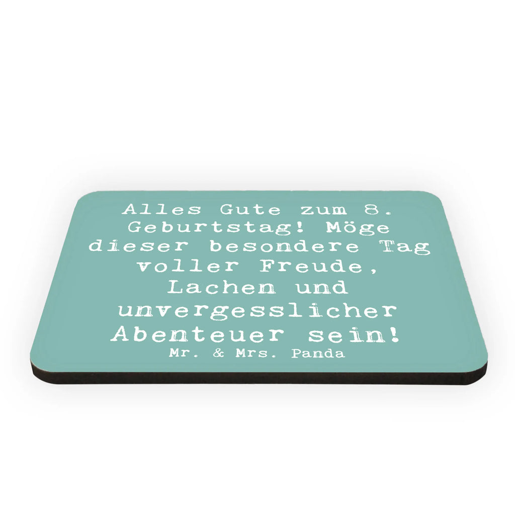 Magnet Saying Alles Gute zum 8. Geburtstag! Möge dieser besondere Tag voller Freude, Lachen und unvergesslicher Abenteuer sein! Kühlschrank Dekoration, Whiteboard Magnet, Pinnwandmagnet, Notiz Magnet, Motivmagnete, Souvenir Magnet, Kühlschrankmagnet, Dekomagnet, Geburtstag, Geburtstagsgeschenk, Geschenk