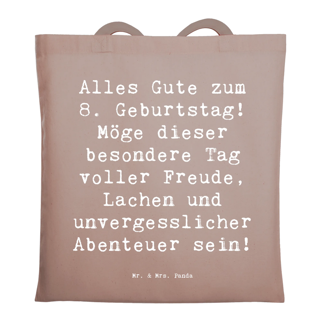 Tragetasche Spruch 8. Geburtstag Abenteuer Shopper, Badetasche, Tasche, Beuteltasche, Einkaufstüte, Einkaufstasche, Stofftasche, Laptoptasche, Jutebeutel, Beutel, Schultertasche, Umhängetasche, Stoffbeutel, Tragetasche, Strandtasche, Jutetasche, Geburtstag, Geburtstagsgeschenk, Geschenk