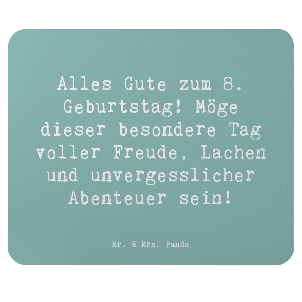 Mouse mat Saying Alles Gute zum 8. Geburtstag! Möge dieser besondere Tag voller Freude, Lachen und unvergesslicher Abenteuer sein! Mauspad, Büroausstattung, Designer Mauspad, Arbeitszimmer, Einzigartiges Mauspad, Mauspad Büro, Mausunterlage, Computer zubehör, Mousepad, PC Zubehör, Geburtstag, Geburtstagsgeschenk, Geschenk