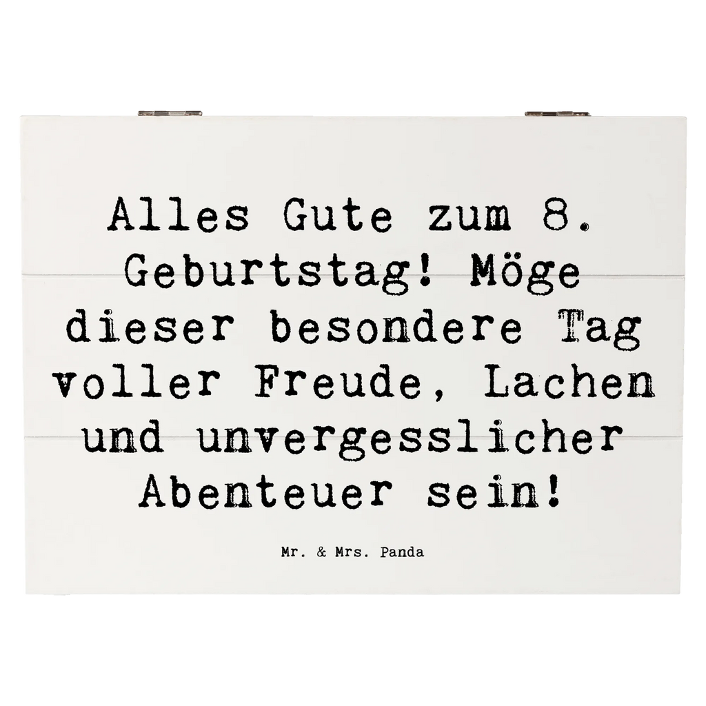 Holzkiste Spruch 8. Geburtstag Abenteuer Dekokiste, Schatzkiste, Holzkiste, Erinnerungskiste, Kiste, Geschenkbox, Aufbewahrungsbox, Truhe, Geschenkdose, XXL, Erinnerungsbox, Schatulle, Geburtstag, Geburtstagsgeschenk, Geschenk