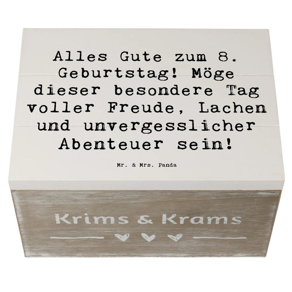 Holzkiste Spruch 8. Geburtstag Abenteuer Dekokiste, Schatzkiste, Holzkiste, Erinnerungskiste, Kiste, Geschenkbox, Aufbewahrungsbox, Truhe, Geschenkdose, XXL, Erinnerungsbox, Schatulle, Geburtstag, Geburtstagsgeschenk, Geschenk