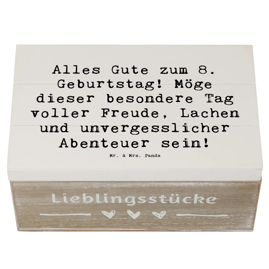 Holzkiste Spruch 8. Geburtstag Abenteuer Dekokiste, Schatzkiste, Holzkiste, Erinnerungskiste, Kiste, Geschenkbox, Aufbewahrungsbox, Truhe, Geschenkdose, XXL, Erinnerungsbox, Schatulle, Geburtstag, Geburtstagsgeschenk, Geschenk