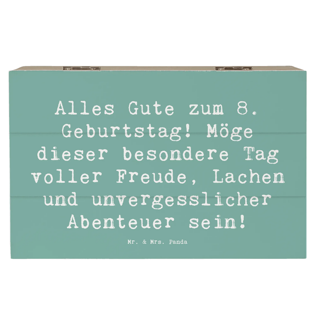 Holzkiste Spruch 8. Geburtstag Abenteuer Dekokiste, Schatzkiste, Holzkiste, Erinnerungskiste, Kiste, Geschenkbox, Aufbewahrungsbox, Truhe, Geschenkdose, XXL, Erinnerungsbox, Schatulle, Geburtstag, Geburtstagsgeschenk, Geschenk