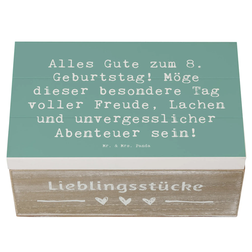 Holzkiste Spruch 8. Geburtstag Abenteuer Dekokiste, Schatzkiste, Holzkiste, Erinnerungskiste, Kiste, Geschenkbox, Aufbewahrungsbox, Truhe, Geschenkdose, XXL, Erinnerungsbox, Schatulle, Geburtstag, Geburtstagsgeschenk, Geschenk