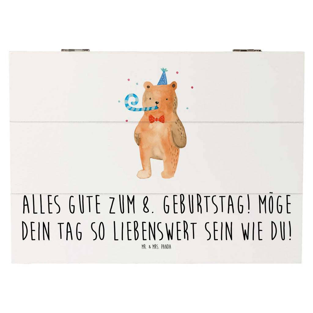 Holzkiste 8. Geburtstag XXL, Aufbewahrungsbox, Erinnerungskiste, Geschenkdose, Schatulle, Truhe, Dekokiste, Kiste, Erinnerungsbox, Holzkiste, Geschenkbox, Schatzkiste, Geburtstag, Geburtstagsgeschenk, Geschenk