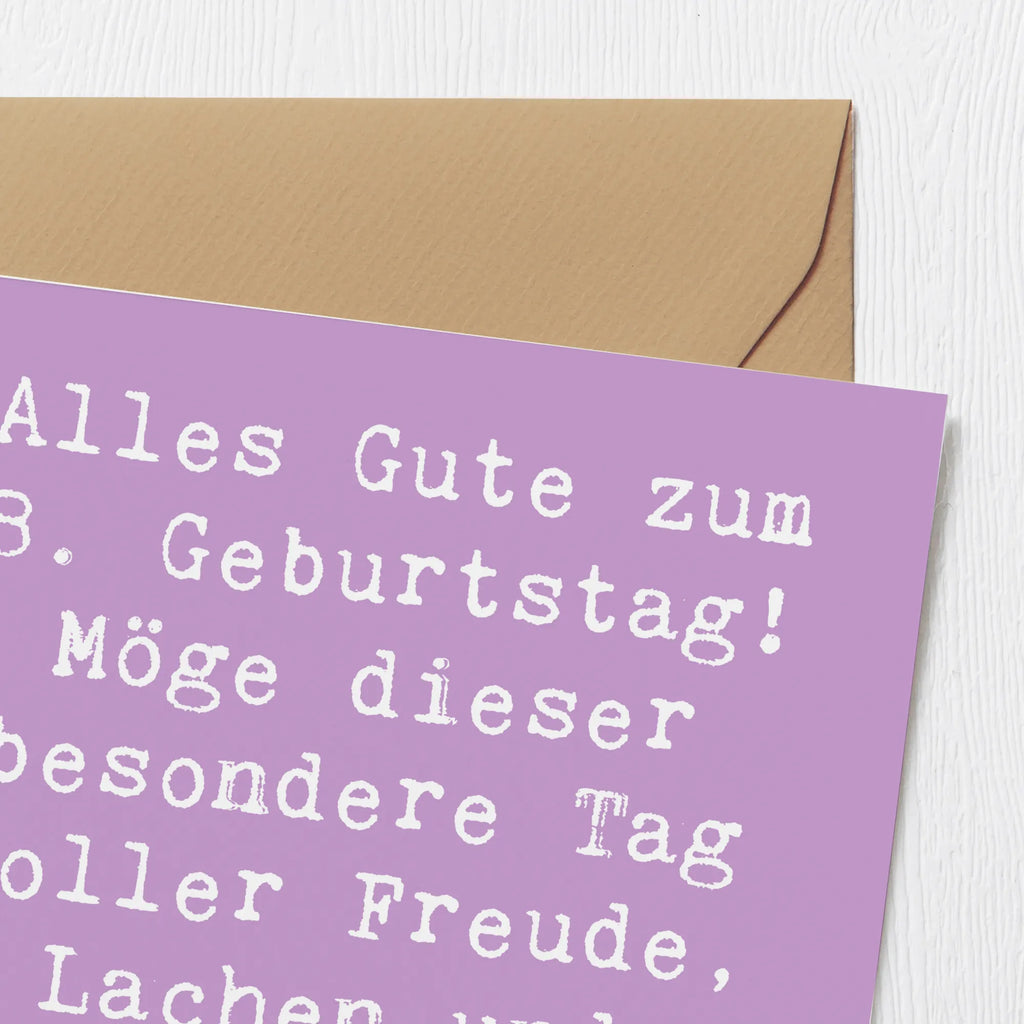 Deluxe Karte Spruch 8. Geburtstag Abenteuer Glückwunschkarte, Geburtstagskarte, Grußkarte, Hochwertige Klappkarte, Einladungskarte, Hochzeitskarte, Klappkarte, Karte, Hochwertige Grußkarte, Geburtstag, Geburtstagsgeschenk, Geschenk
