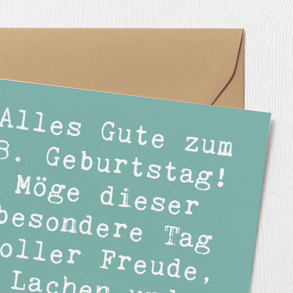 Deluxe Karte Spruch 8. Geburtstag Abenteuer Glückwunschkarte, Geburtstagskarte, Grußkarte, Hochwertige Klappkarte, Einladungskarte, Hochzeitskarte, Klappkarte, Karte, Hochwertige Grußkarte, Geburtstag, Geburtstagsgeschenk, Geschenk