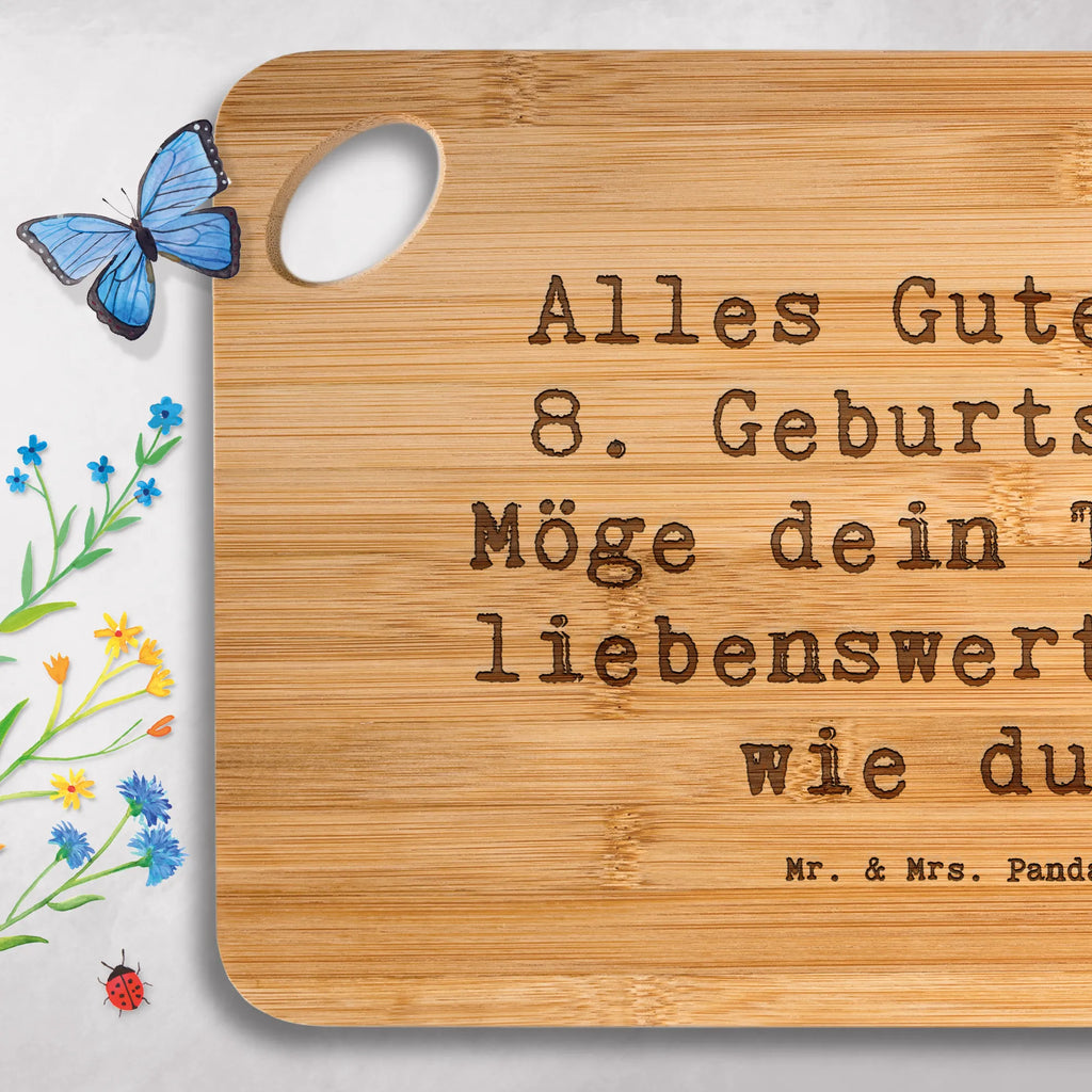 Hackbrett Spruch 8. Geburtstag Hackbrett, Servierbrett, Holzbrettchen, Schneidebrett, Holzbrett, Küchenbrett, Frühstücksbrett, Brett, Geburtstag, Geburtstagsgeschenk, Geschenk