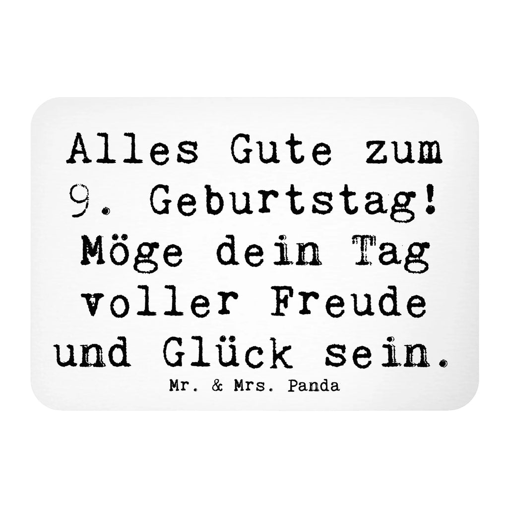 Magnet Spruch 9. Geburtstag Freude Souvenir Magnet, Pinnwandmagnet, Kühlschrankmagnet, Dekomagnet, Kühlschrank Dekoration, Whiteboard Magnet, Motivmagnete, Notiz Magnet, Geburtstag, Geburtstagsgeschenk, Geschenk