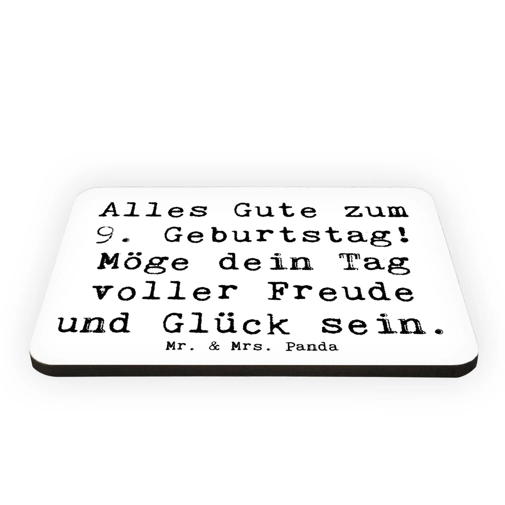 Magnet Spruch 9. Geburtstag Freude Souvenir Magnet, Pinnwandmagnet, Kühlschrankmagnet, Dekomagnet, Kühlschrank Dekoration, Whiteboard Magnet, Motivmagnete, Notiz Magnet, Geburtstag, Geburtstagsgeschenk, Geschenk