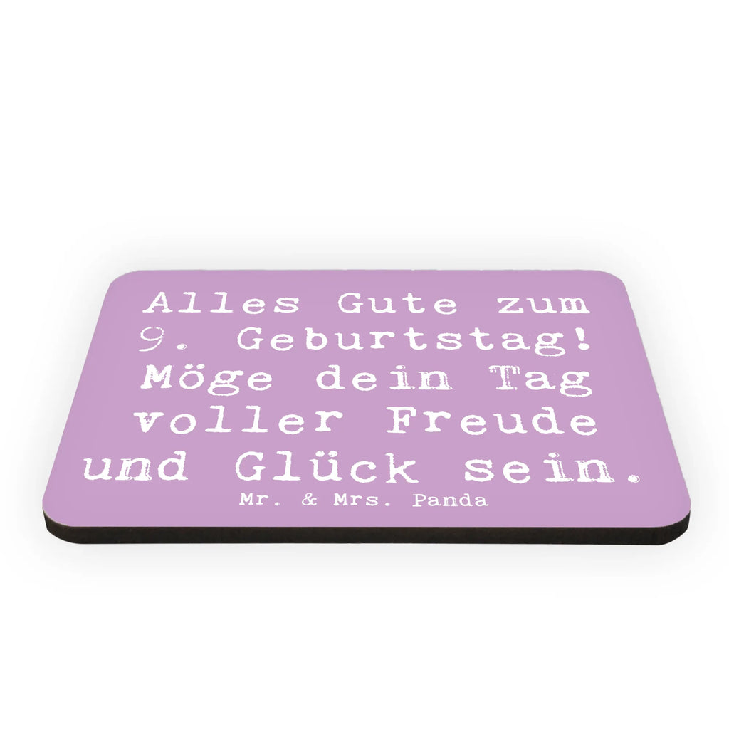 Magnet Spruch 9. Geburtstag Freude Souvenir Magnet, Pinnwandmagnet, Kühlschrankmagnet, Dekomagnet, Kühlschrank Dekoration, Whiteboard Magnet, Motivmagnete, Notiz Magnet, Geburtstag, Geburtstagsgeschenk, Geschenk