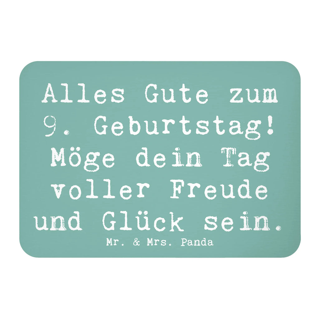 Magnet Spruch 9. Geburtstag Freude Souvenir Magnet, Pinnwandmagnet, Kühlschrankmagnet, Dekomagnet, Kühlschrank Dekoration, Whiteboard Magnet, Motivmagnete, Notiz Magnet, Geburtstag, Geburtstagsgeschenk, Geschenk