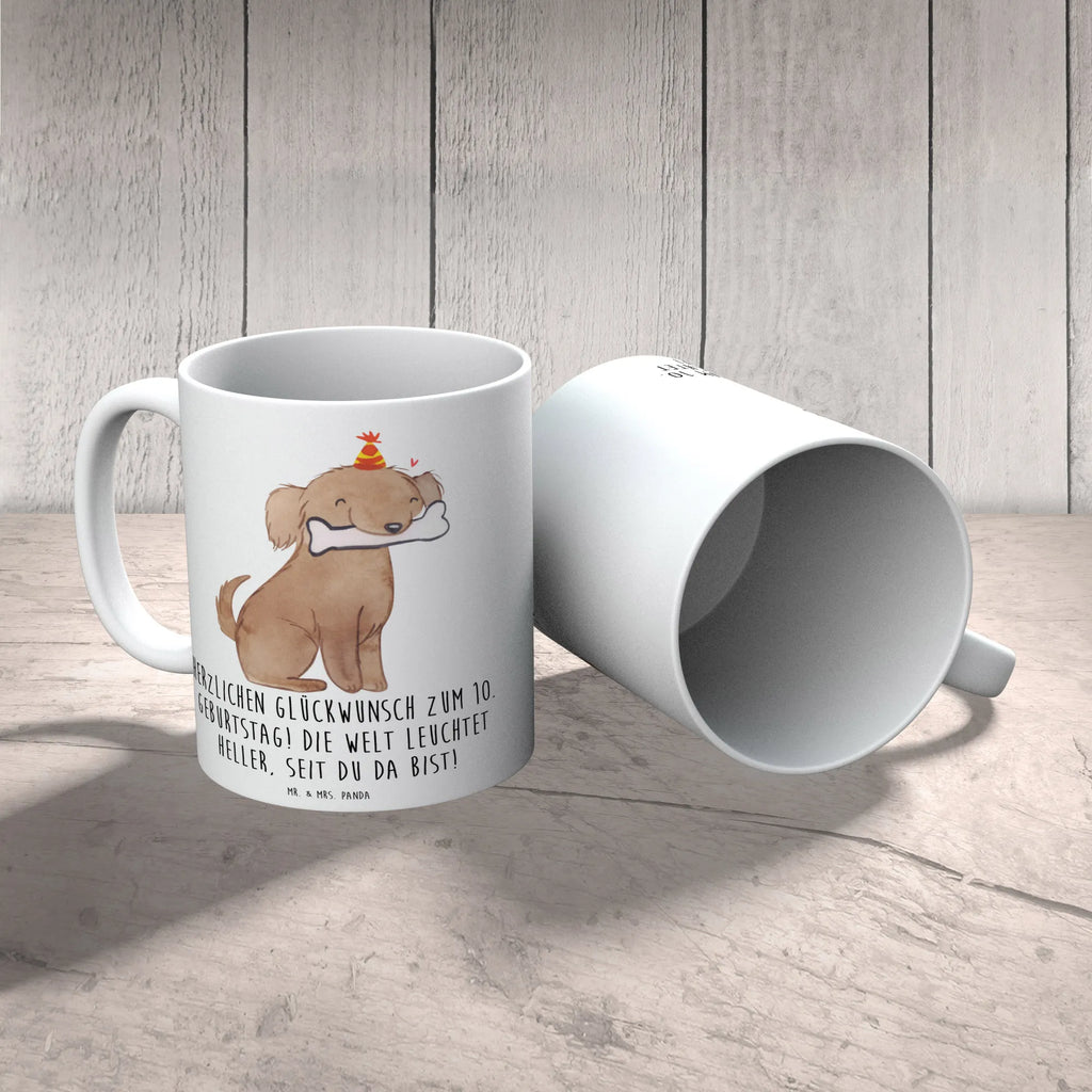 Tasse 10. Geburtstag Jubiläum Keramiktasse, Geschenktasse, Teetasse, Porzellantasse, Tasse mit Zitaten, Tasse mit Motiven, Bürotasse, Tasse, Kaffeetasse, Geburtstag, Geburtstagsgeschenk, Geschenk