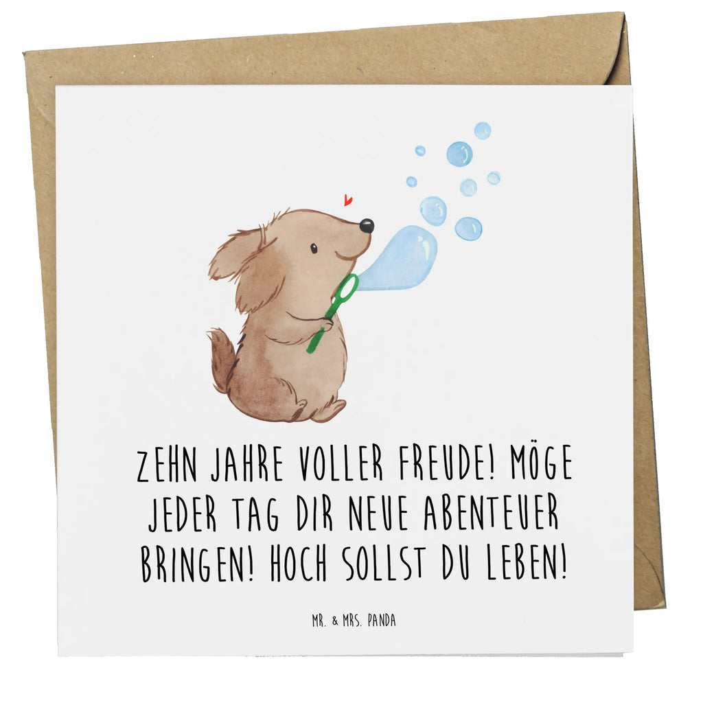 Deluxe Card Zehn Jahre voller Freude! Möge jeder Tag dir neue Abenteuer bringen! Hoch sollst du leben! Hochwertige Klappkarte, Glückwunschkarte, Geburtstagskarte, Einladungskarte, Karte, Hochwertige Grußkarte, Grußkarte, Klappkarte, Hochzeitskarte, Geburtstag, Geburtstagsgeschenk, Geschenk