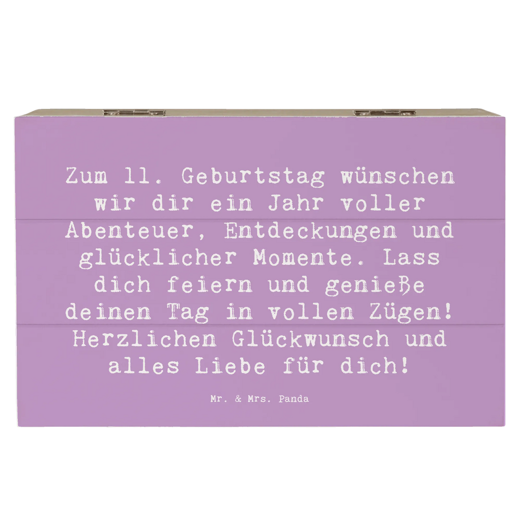 Holzkiste Spruch 11. Geburtstag Wunder Geschenkbox, Schatulle, XXL, Dekokiste, Geschenkdose, Holzkiste, Erinnerungsbox, Truhe, Kiste, Erinnerungskiste, Aufbewahrungsbox, Schatzkiste, Geburtstag, Geburtstagsgeschenk, Geschenk