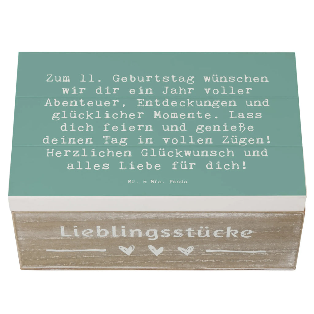 Holzkiste Spruch 11. Geburtstag Wunder Geschenkbox, Schatulle, XXL, Dekokiste, Geschenkdose, Holzkiste, Erinnerungsbox, Truhe, Kiste, Erinnerungskiste, Aufbewahrungsbox, Schatzkiste, Geburtstag, Geburtstagsgeschenk, Geschenk