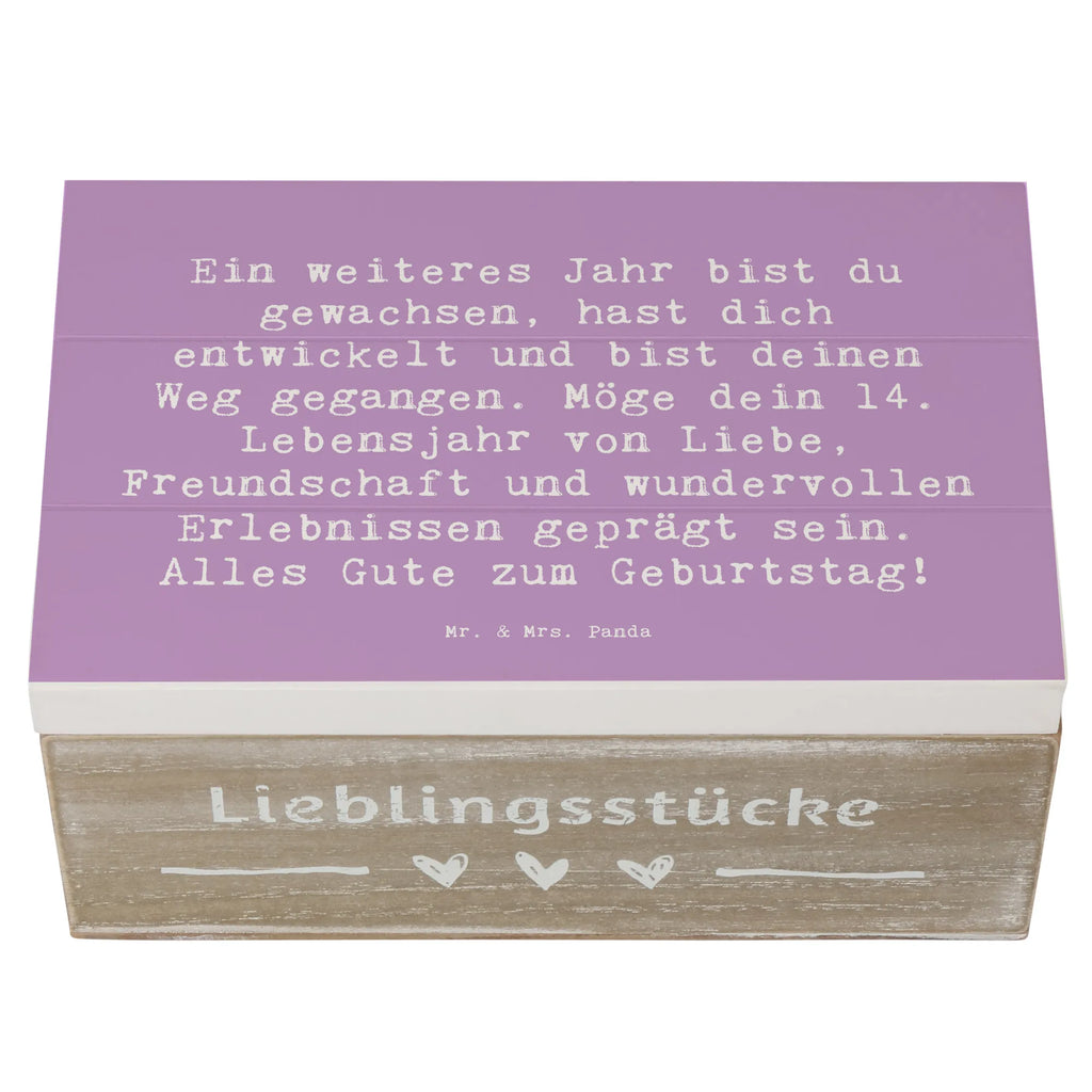 Holzkiste Spruch 14. Geburtstag Erinnerungsbox, Holzkiste, Geschenkdose, Schatzkiste, Schatulle, XXL, Truhe, Dekokiste, Aufbewahrungsbox, Erinnerungskiste, Kiste, Geschenkbox, Geburtstag, Geburtstagsgeschenk, Geschenk