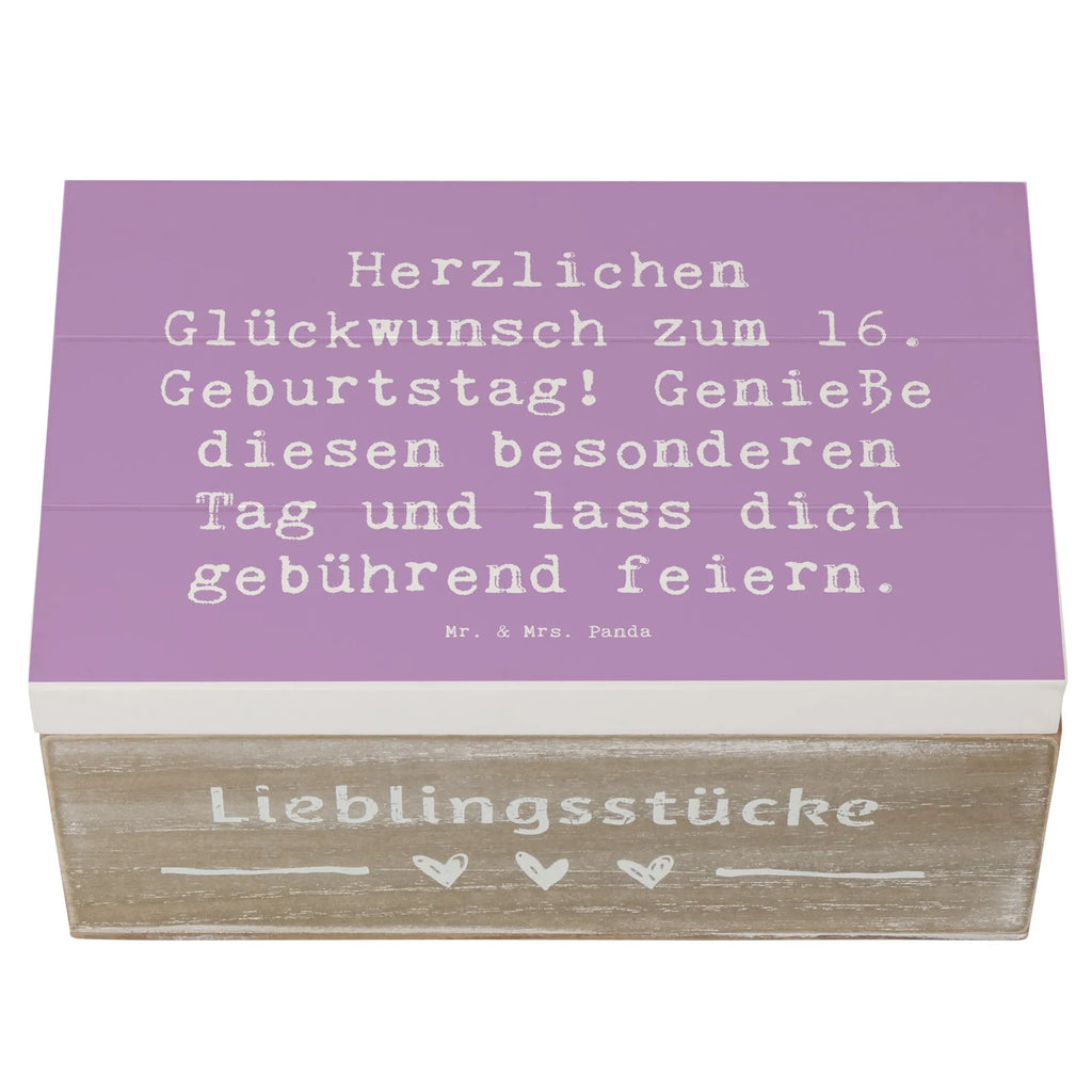 Holzkiste Spruch 16. Geburtstag Schatulle, Dekokiste, Holzkiste, Kiste, XXL, Geschenkdose, Erinnerungskiste, Erinnerungsbox, Truhe, Schatzkiste, Geschenkbox, Aufbewahrungsbox, Geburtstag, Geburtstagsgeschenk, Geschenk