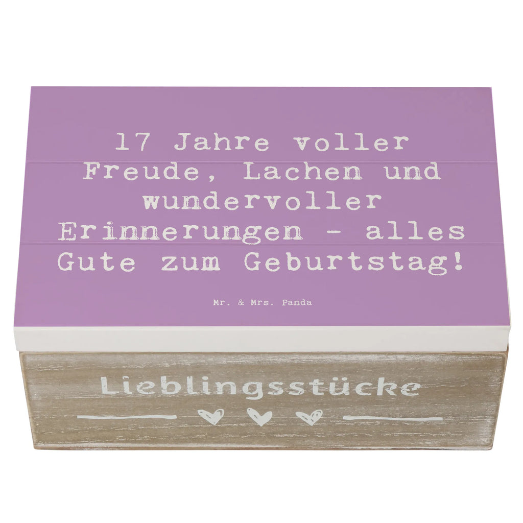 Holzkiste Spruch 17. Geburtstag Freude Geschenkdose, Geschenkbox, Schatzkiste, Kiste, XXL, Dekokiste, Truhe, Schatulle, Erinnerungsbox, Holzkiste, Aufbewahrungsbox, Erinnerungskiste, Geburtstag, Geburtstagsgeschenk, Geschenk