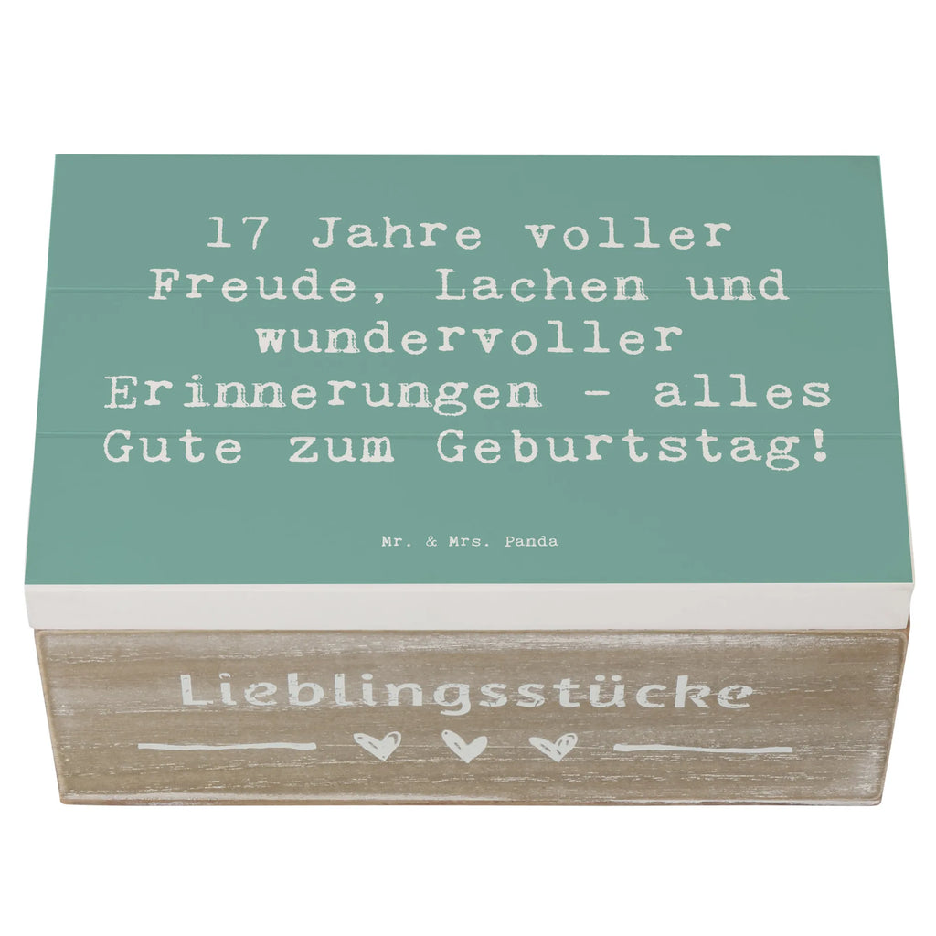 Holzkiste Spruch 17. Geburtstag Freude Geschenkdose, Geschenkbox, Schatzkiste, Kiste, XXL, Dekokiste, Truhe, Schatulle, Erinnerungsbox, Holzkiste, Aufbewahrungsbox, Erinnerungskiste, Geburtstag, Geburtstagsgeschenk, Geschenk