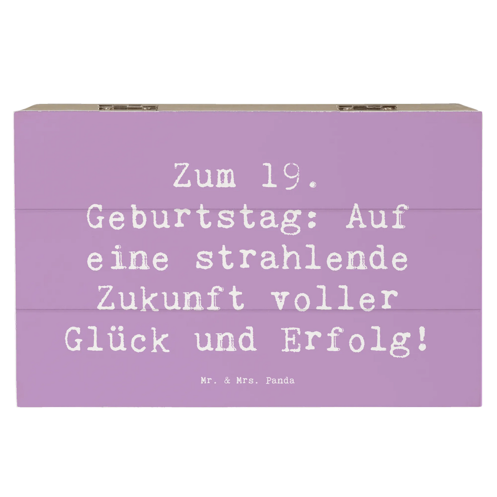 Holzkiste Spruch 19. Geburtstag Zukunft XXL, Erinnerungsbox, Holzkiste, Truhe, Erinnerungskiste, Dekokiste, Geschenkdose, Schatulle, Geschenkbox, Aufbewahrungsbox, Schatzkiste, Kiste, Geburtstag, Geburtstagsgeschenk, Geschenk