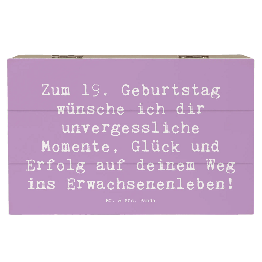Wooden chest Saying Zum 19. Geburtstag wünsche ich dir unvergessliche Momente, Glück und Erfolg auf deinem Weg ins Erwachsenenleben! Schatzkiste, Truhe, Geschenkdose, Aufbewahrungsbox, Kiste, Geschenkbox, Erinnerungskiste, Holzkiste, Schatulle, Erinnerungsbox, XXL, Dekokiste, Geburtstag, Geburtstagsgeschenk, Geschenk
